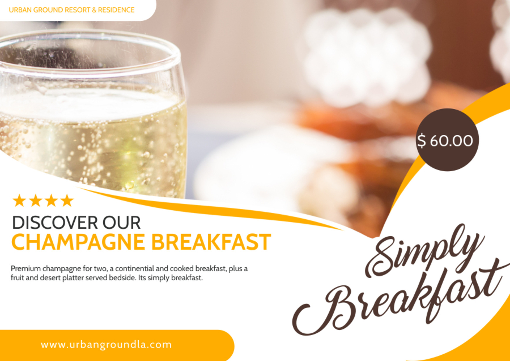 Discover Our Champgne Breakfast Urban Ground Resort & Residence
