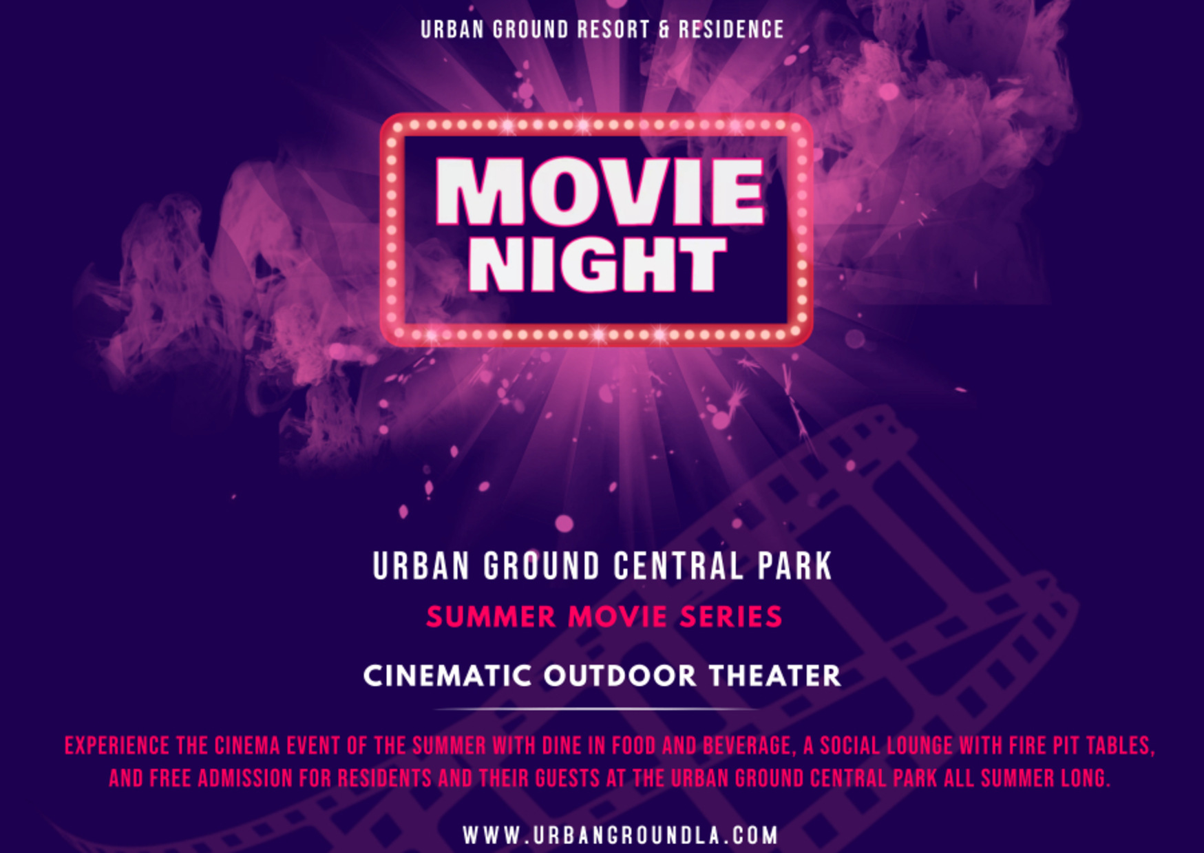 Urban Ground Residence Movie Night