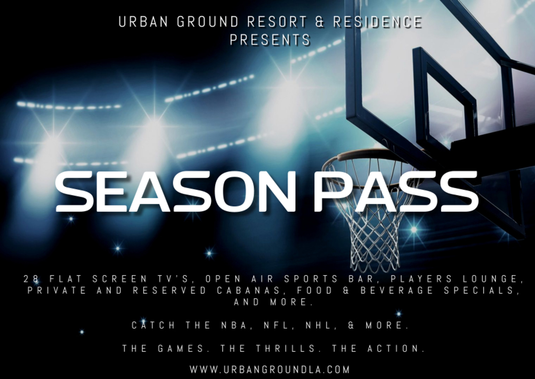 Urban Ground Resort Season Pass Rewards