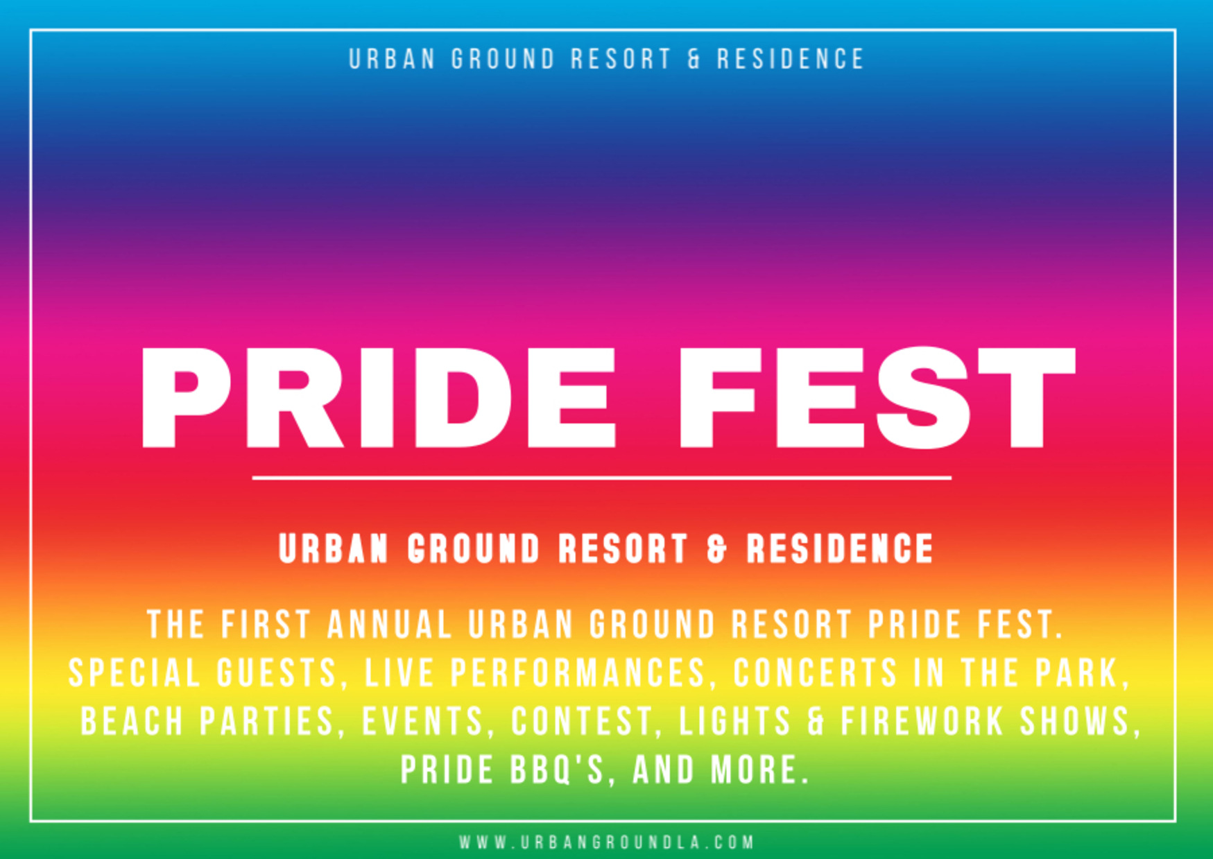 Pride Fest Urban Ground Resort & Residence