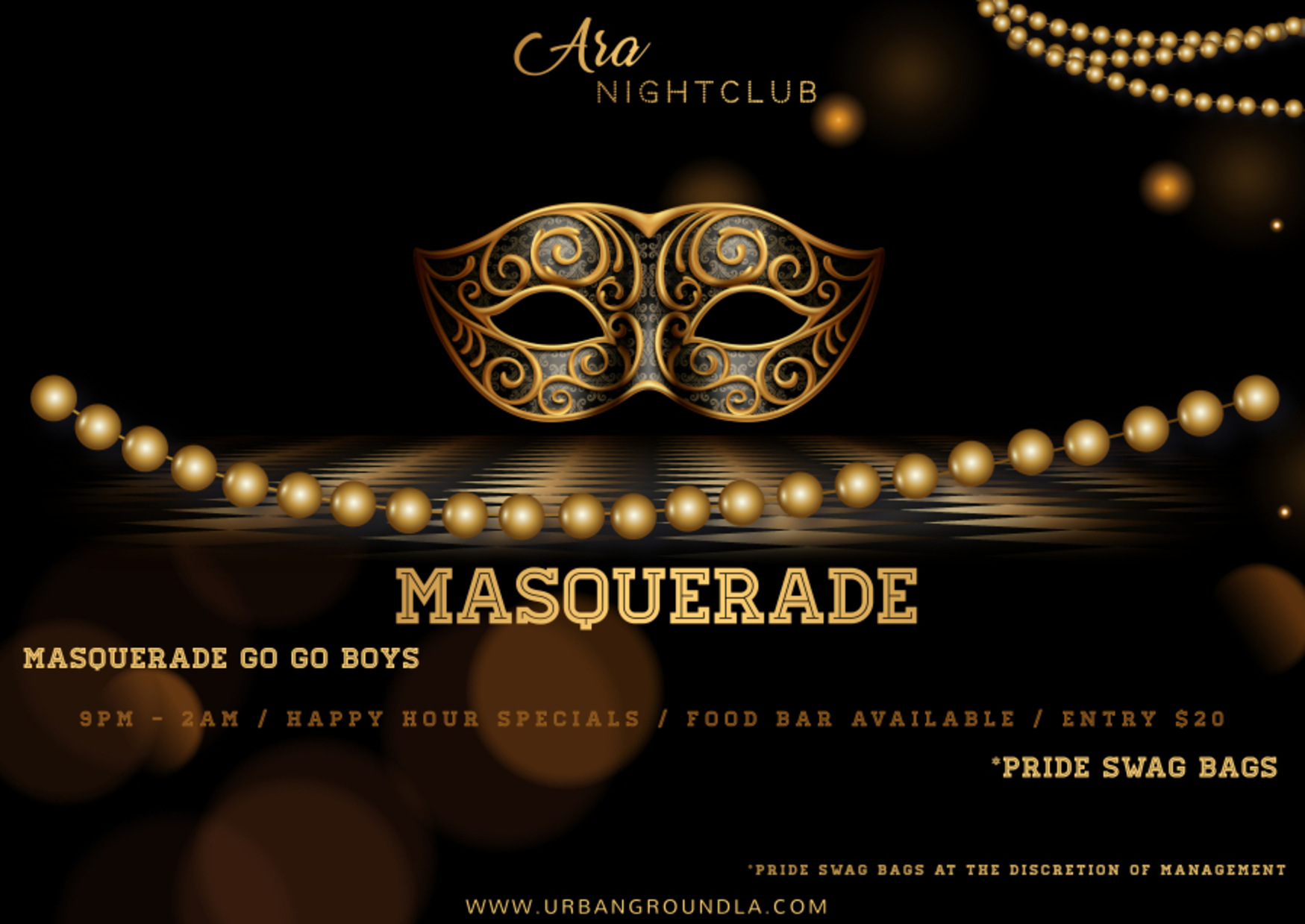Ara Nightclub Masquerade