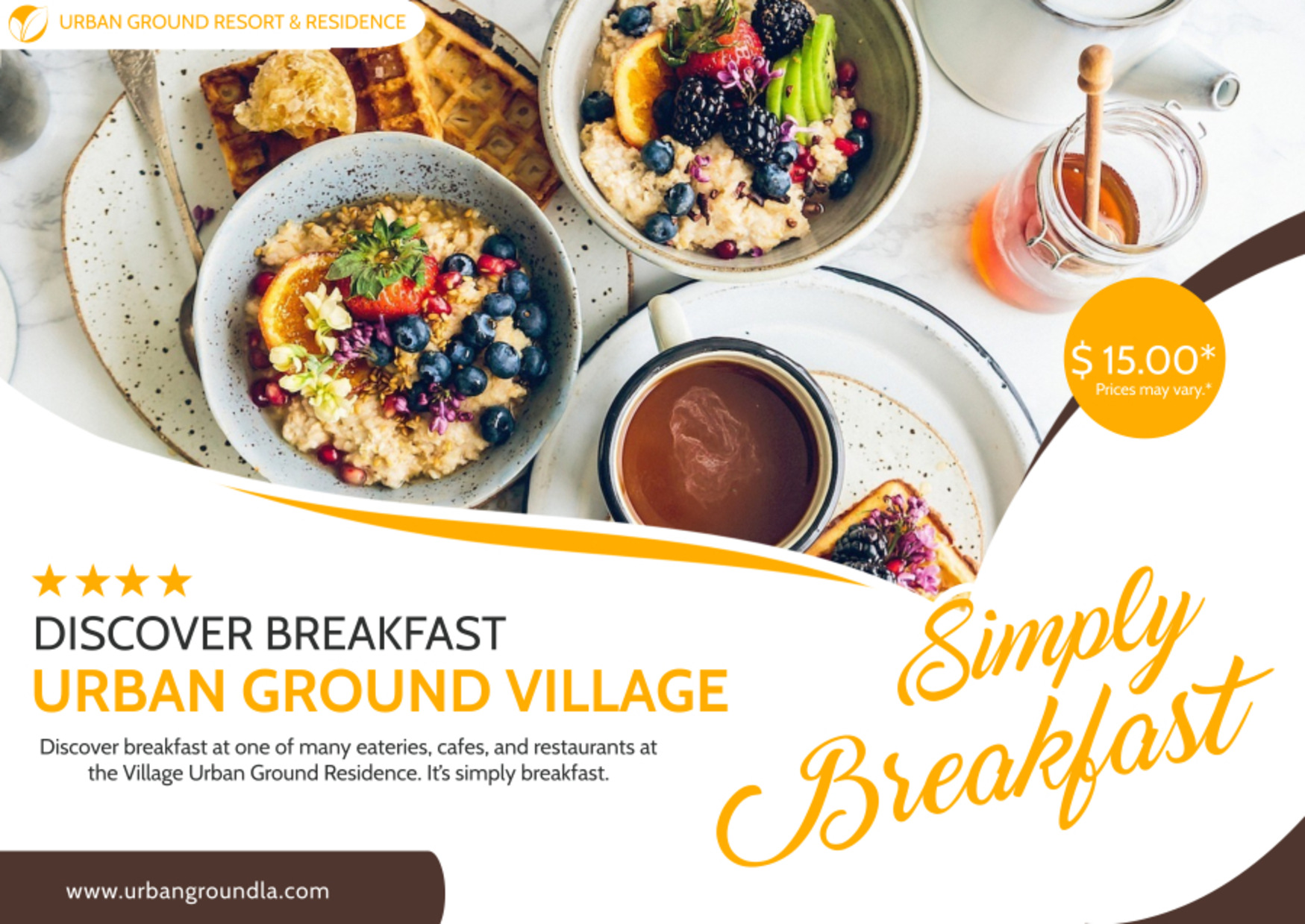 Discover Breakfast Village Urban Ground Residence