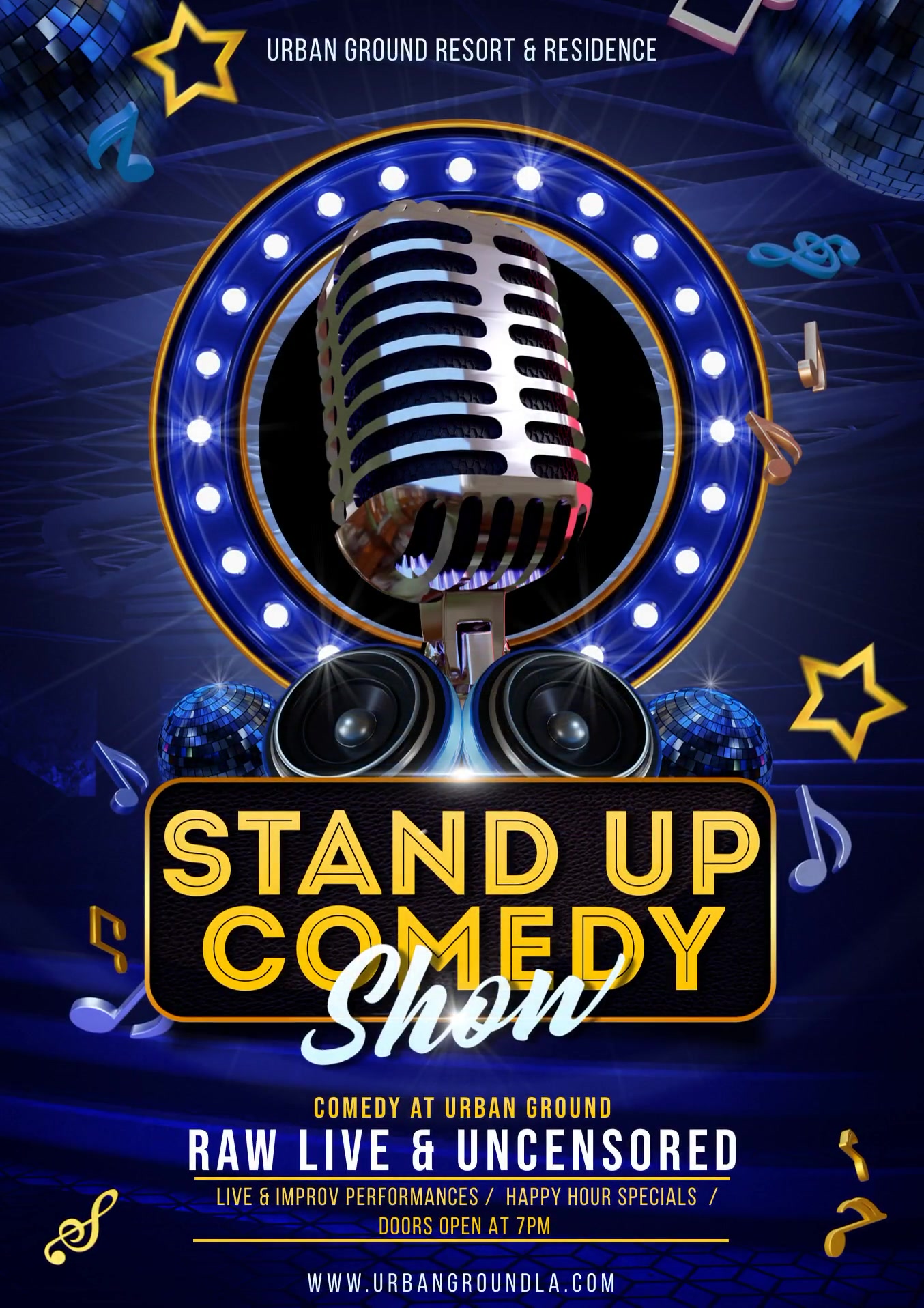 Comedy at Urban Ground Resort